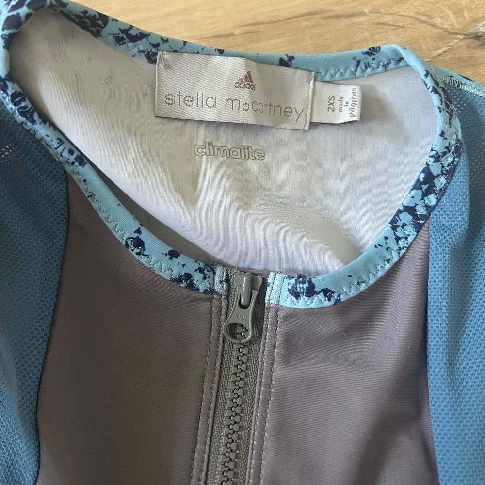 Adidas by Stella McCartney blue too tank 2xs - Picture 2 of 3